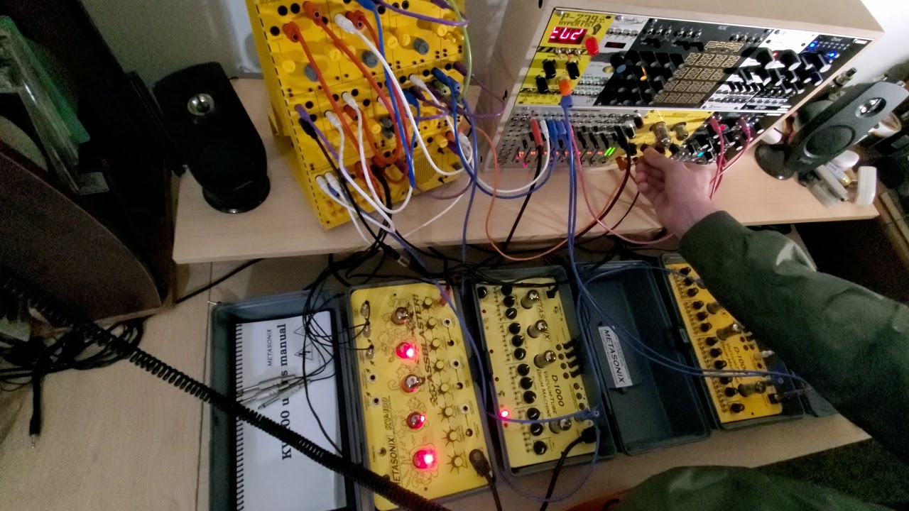 Jam #5 (Part 2)- Metasonix KV100, D1000(2) & R54, Make Noise Mimeophon, Teenage Engineering PO400