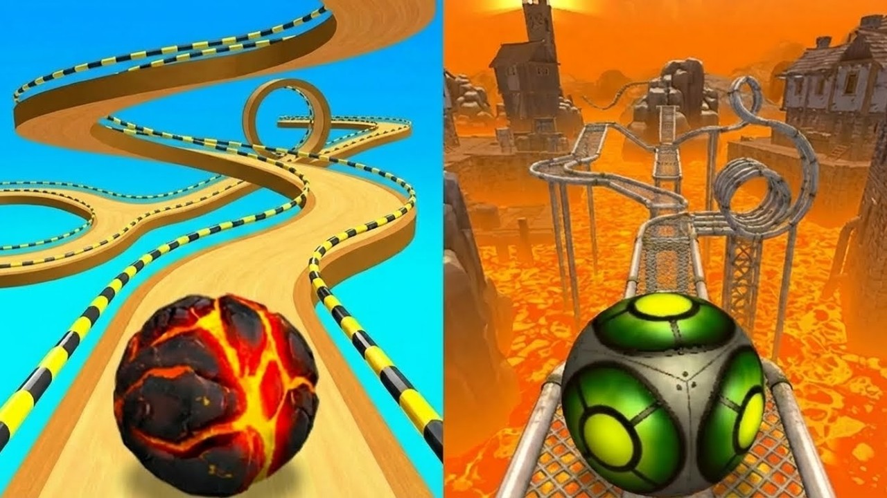 Going Balls VS Rollance Adventure Ball,Rolling Balance,Going Balls Put On!,Super & Space Balls