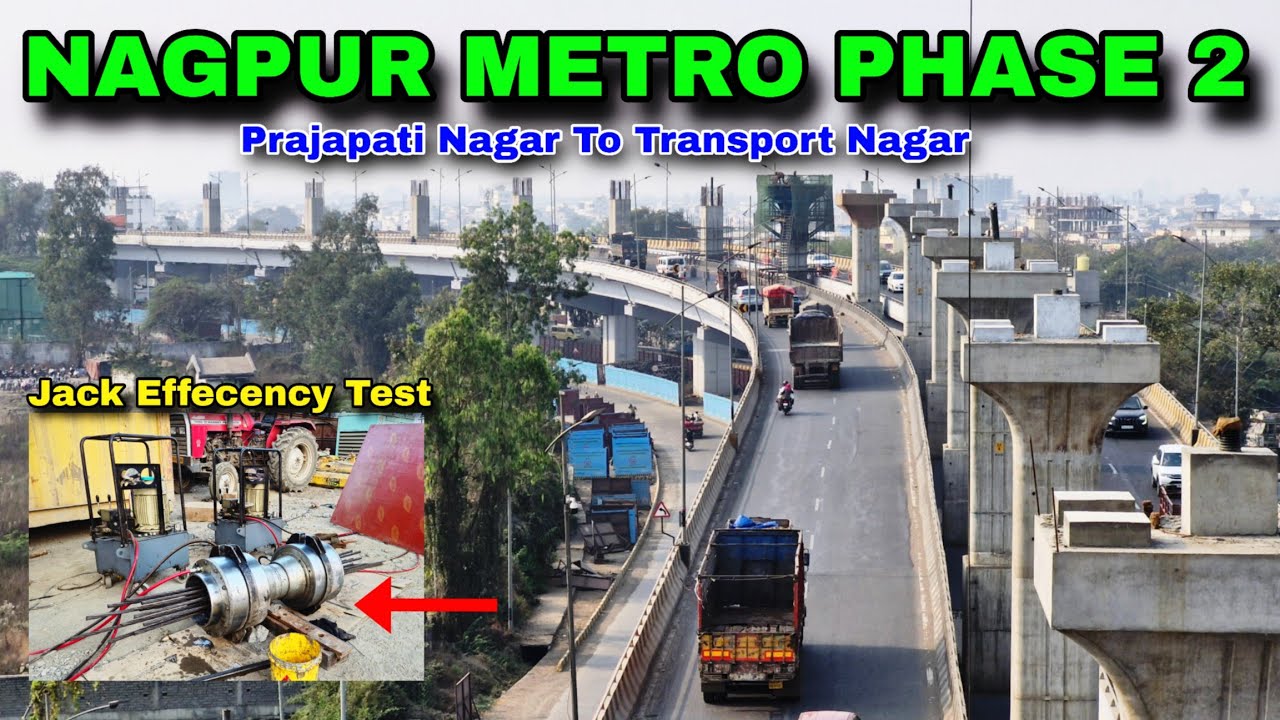 Nagpur Metro Phase 2 Update: Reach 4A Prajapati Nagar to Transport Nagar Work! 🏗️