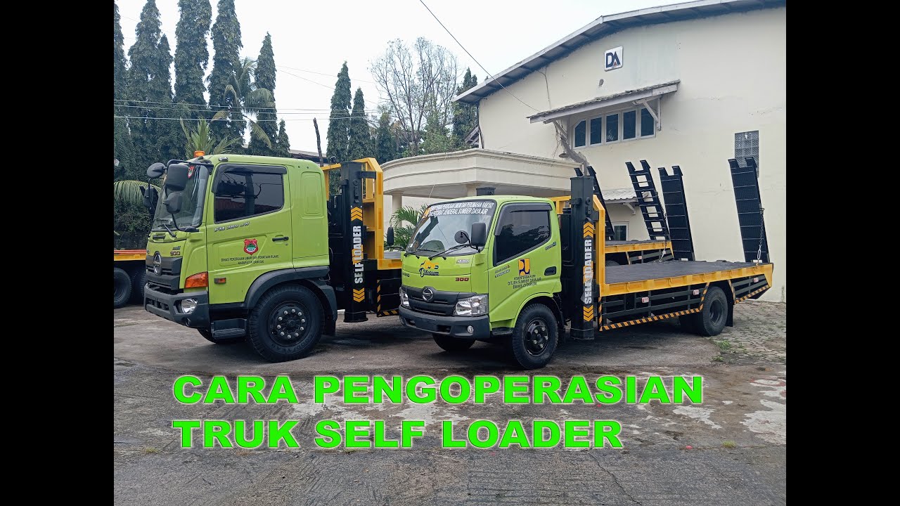 TUTORIAL CARA PENGOPERASIAN SELF LOADER - HINO FM 280 JW #karoseri #selfloader #dutatekkaroseri