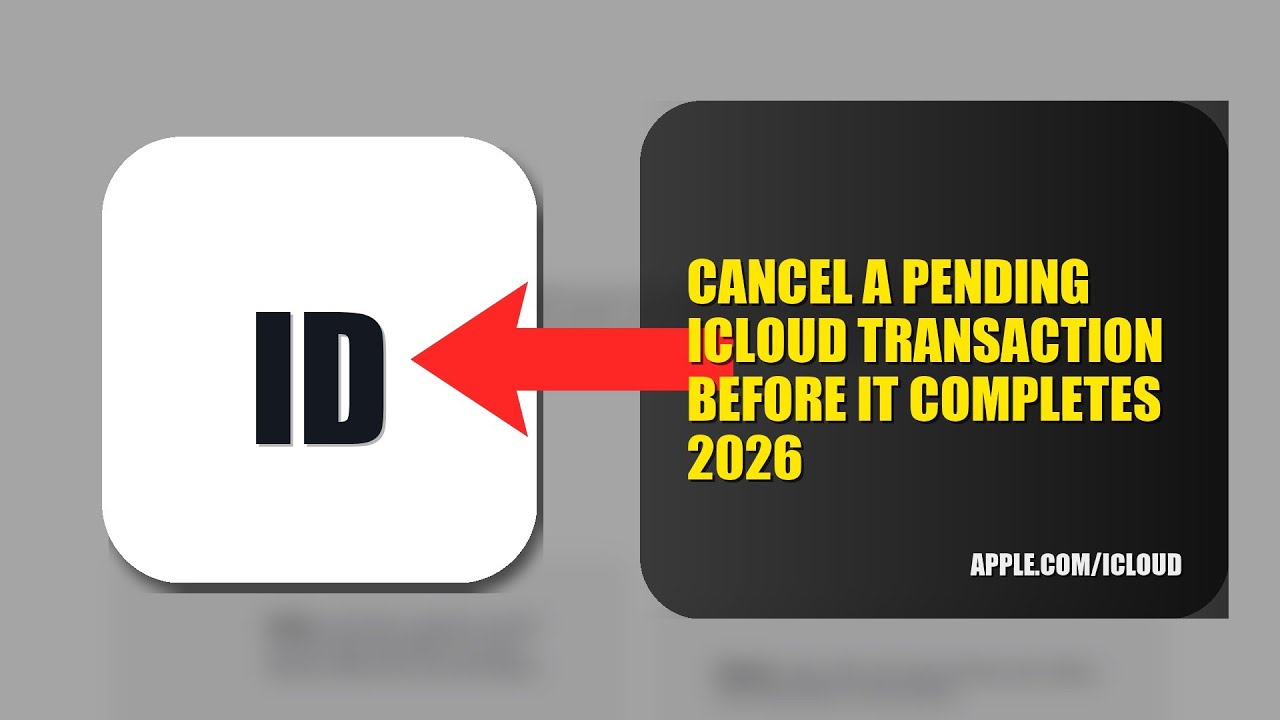How To Cancel A Pending iCloud Transaction Before It Completes 2026 (STEP BY STEP)