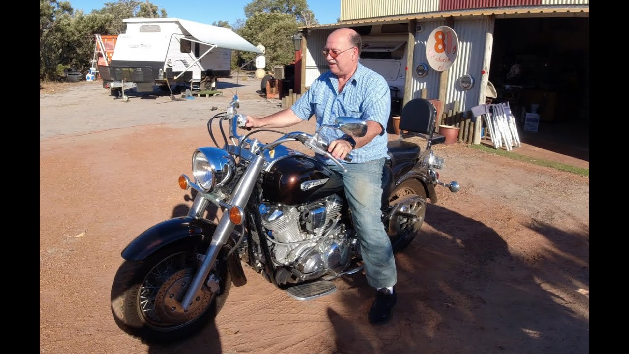 Riding the Yamaha RoadStar 1600 for the first time
