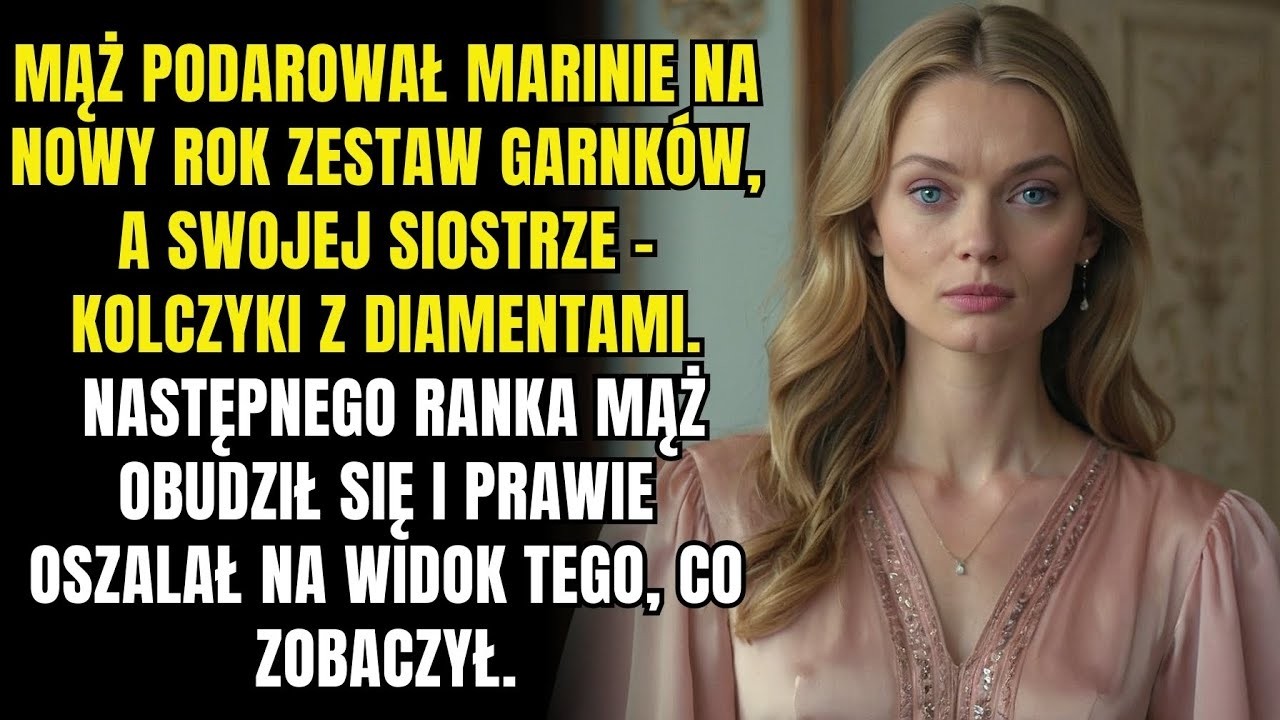 Mój mąż dał Marinie zestaw garnków na Nowy Rok, a mojej siostrze – kolczyki z diamentami