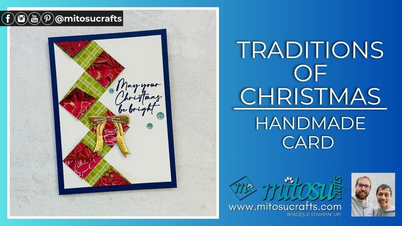 🔴 Traditions of Christmas Cardmaking and Papercraft LIVE Demonstration using Stampin' Up! Products
