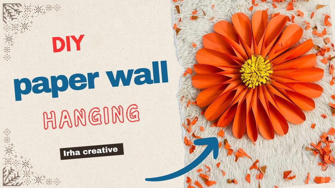 Beautiful Paper Wall Hanging / Paper Craft For Home Decoration / Easy Wall Hanging / DIY Ideas