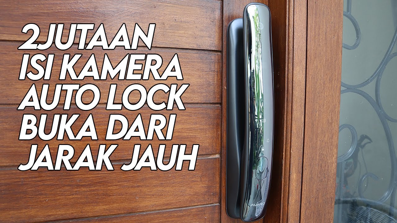 KUNCI PINTU DIGITAL CANGGIH BERKAMERA & MEWAH! | Unboxing Digital Door Lock Avaro SL02