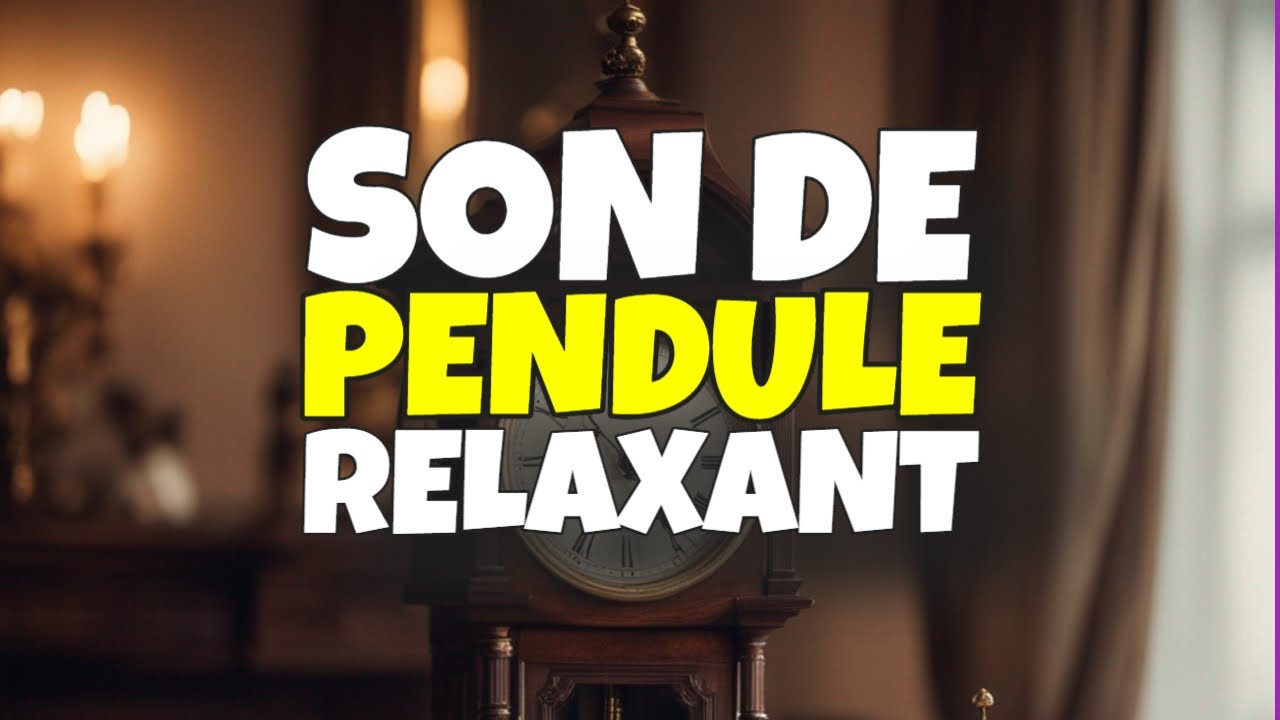 👉 SON DE PENDULE 🎧 TIC TAC D'HORLOGE 🎧 BRUIT DE TIC TAC D'HORLOGE