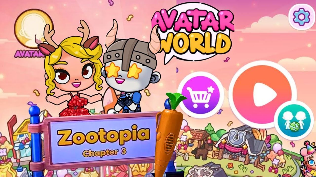 What do the characters of Zootopia 2 look like in Avatar World 💘🥰#avatarworld #avatarpazu 