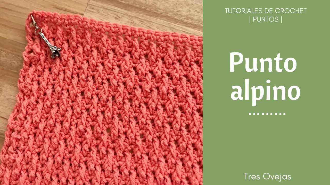 Punto alpino | Puntos de crochet