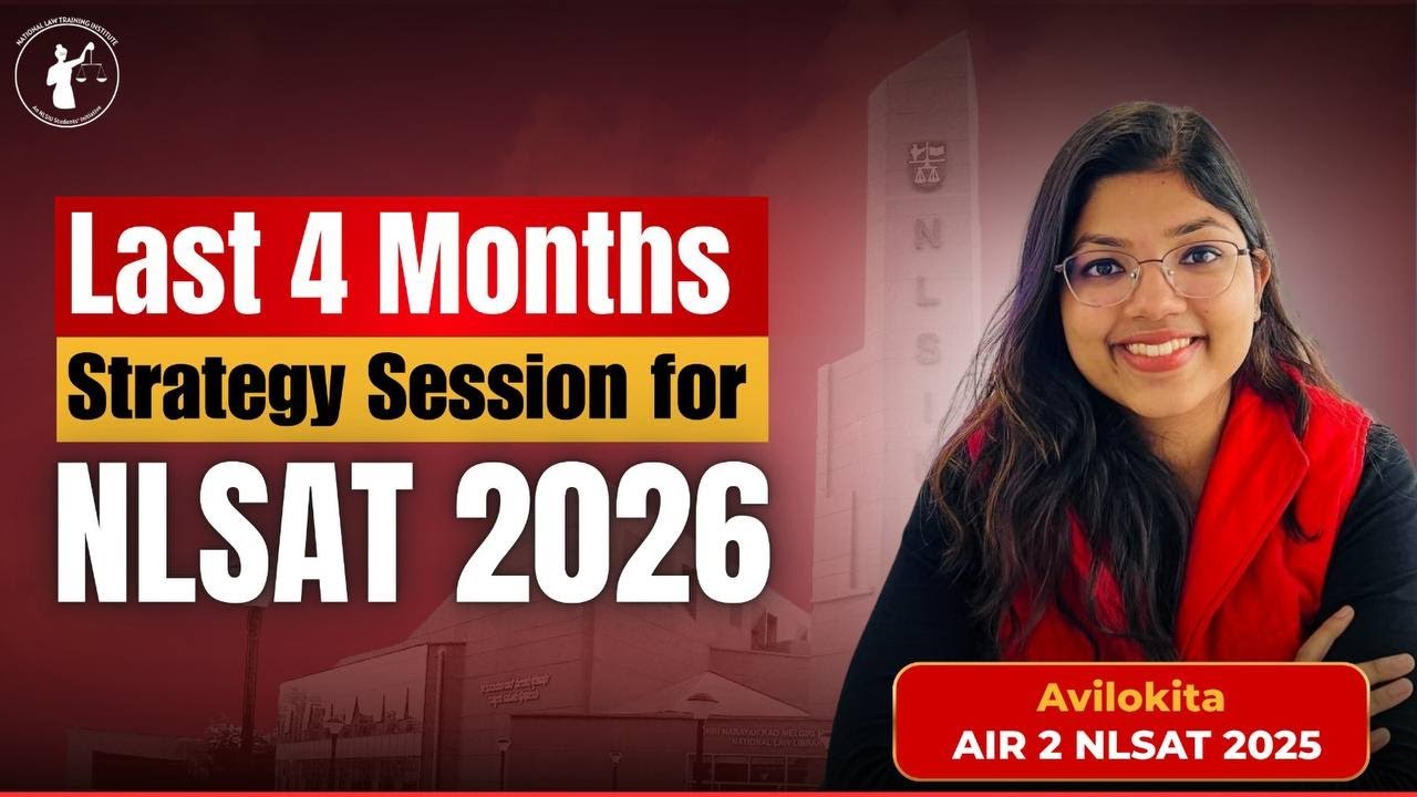 Last 4 Months Strategy for NLSAT 2026 I Avilokita AIR 2 NLSAT 2025
