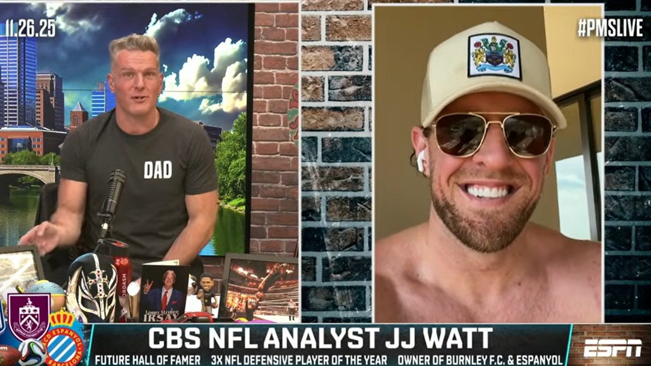JJ Watt on Texans-Colts, calling T.J.'s big sack & Thanksgiving 🏈 | The Pat McAfee Show