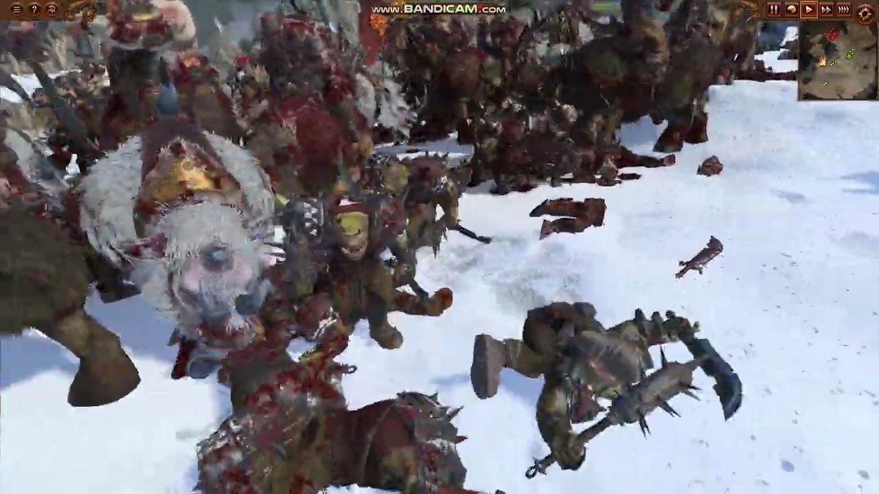Total War Warhammer III Ogre kingdom vs Grimgor