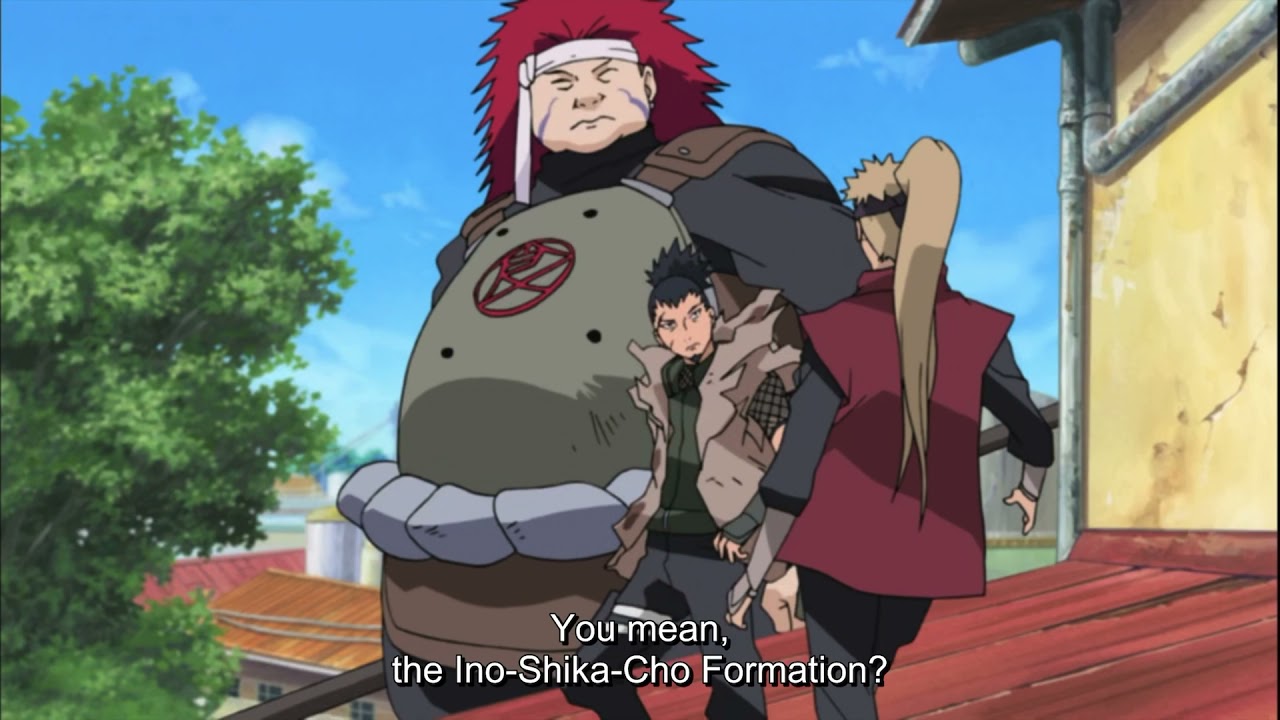 The original &ldquo;ino-shika-cho&rdquo; formation.