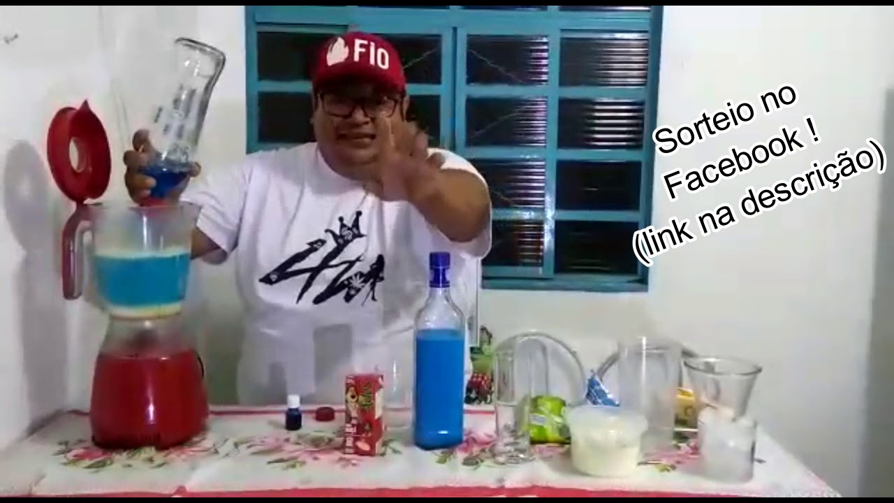 Como fazer a pinga azul (blue ice)