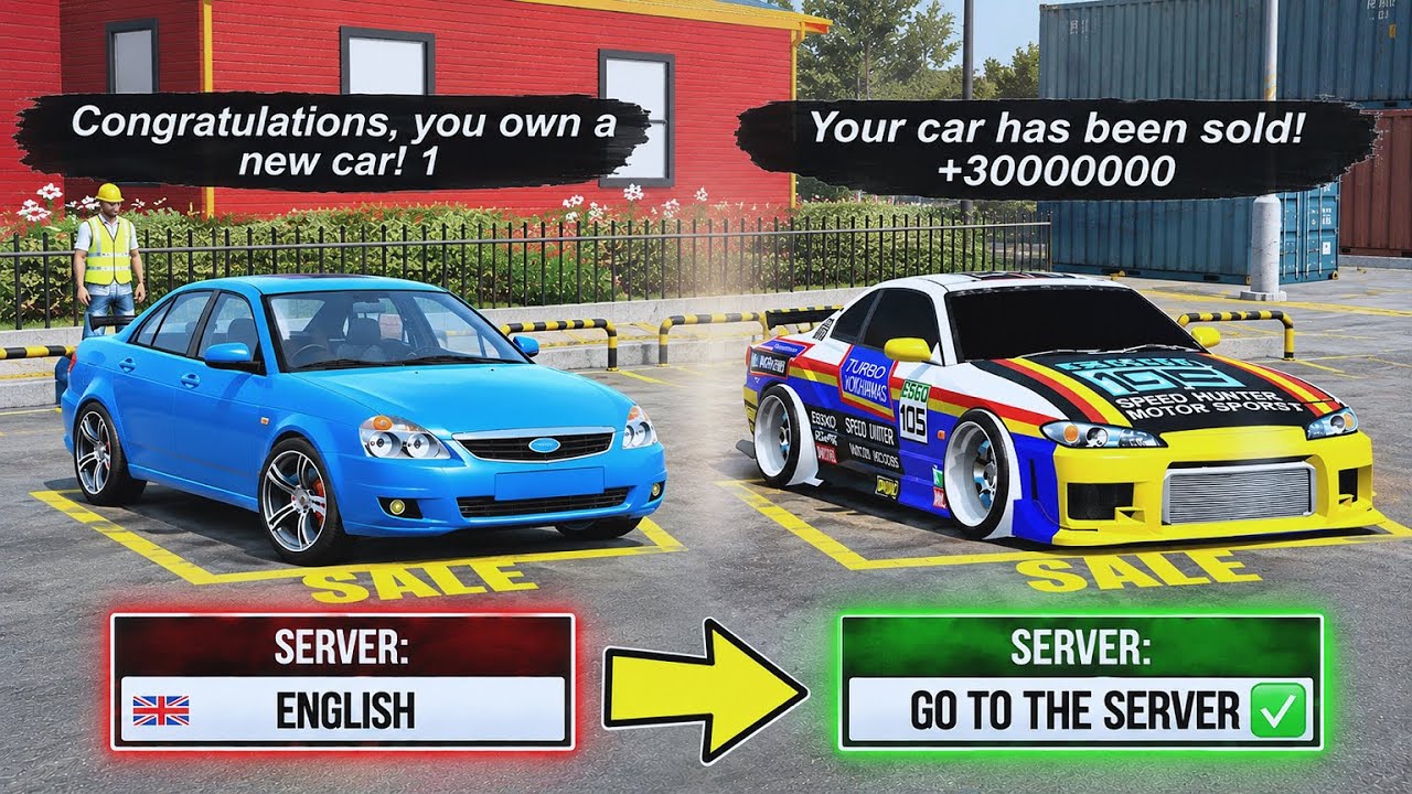 SECRET SERVER FOUND! I made 30 million | Car Parking Multiplayer