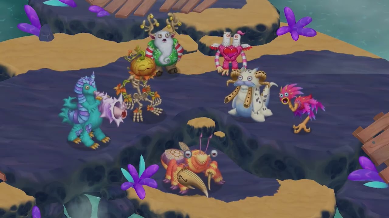 Wanderer Island Full Song (with Schmoochle) My Singing Monsters Dawn of Fire