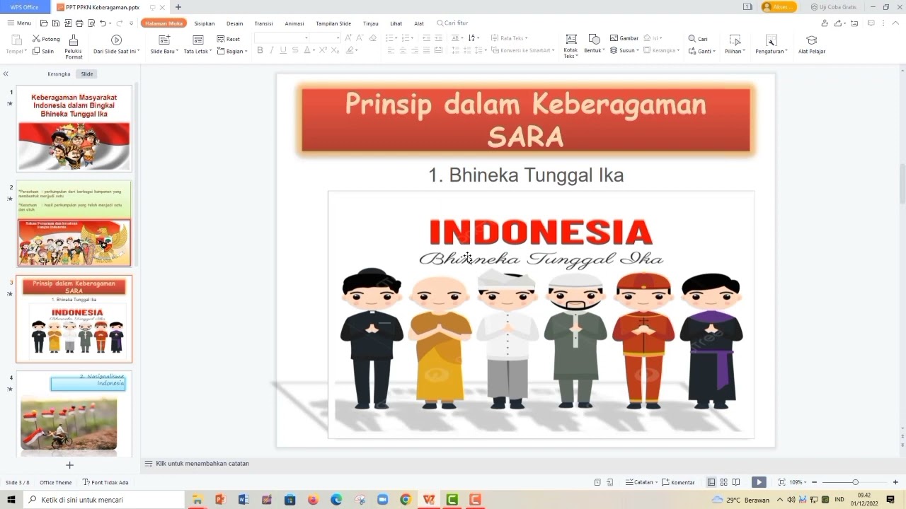 Video Pembelajaran - Keberagaman Masyarakat Indonesia dalam Bingkai Bhineka Tunggal Ika