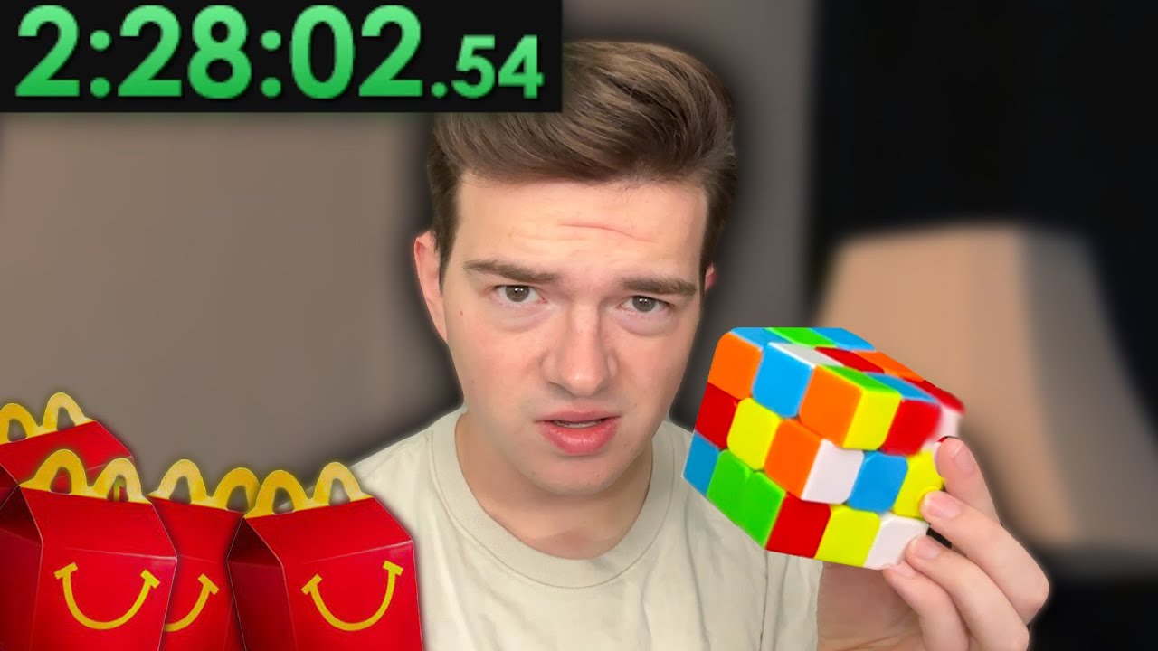 Stream Doesn't End Till I Solve A Rubik's Cube