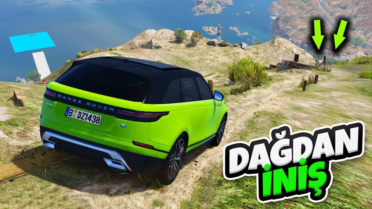Yeni Kasa Arabalar Dağdan İniş Parkurunda - GTA 5