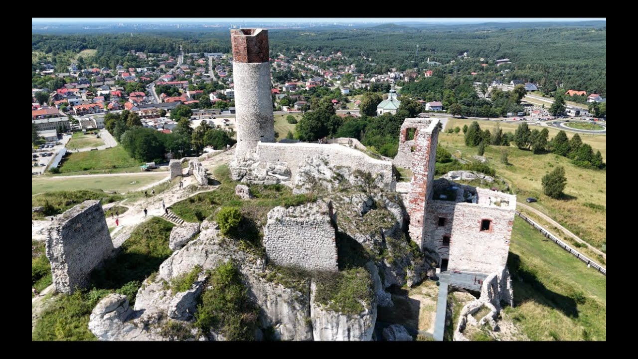 Zamek w Olsztynie koło Częstochowy | Film w 4K | 20.08.2025r.