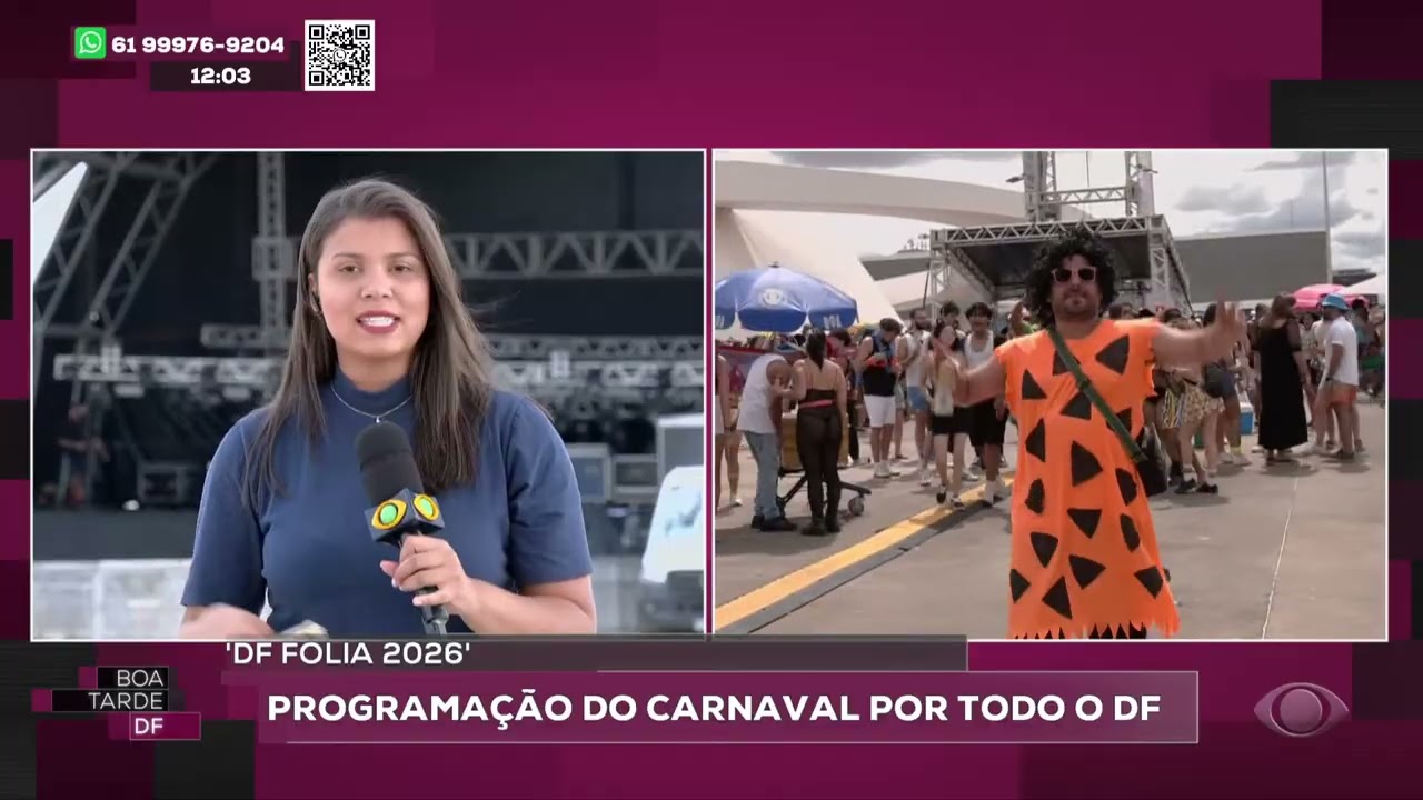 Programa&ccedil;&atilde;o do carnaval por todo DF