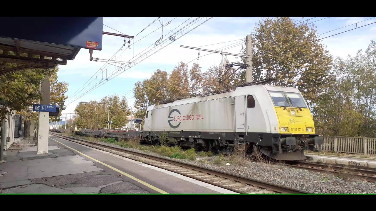 BB 7258 en balade et quelques infras diversifi&eacute;s dans le sud !