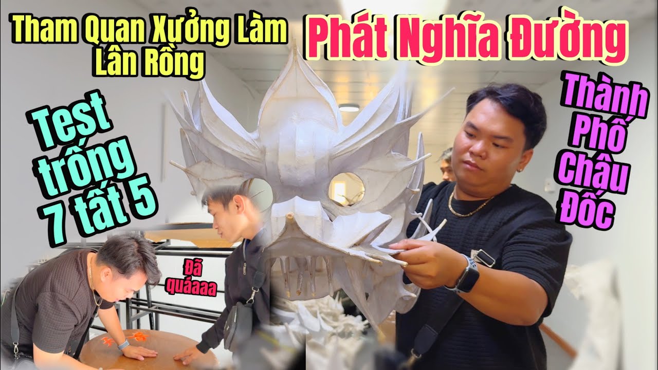 [ Vlog LSR ] Tham Quan Xưởng Làm Rồng Phát Nghĩa Đường || Được Bóc Seal Quả Trống 7 tất 5 Phê Quá