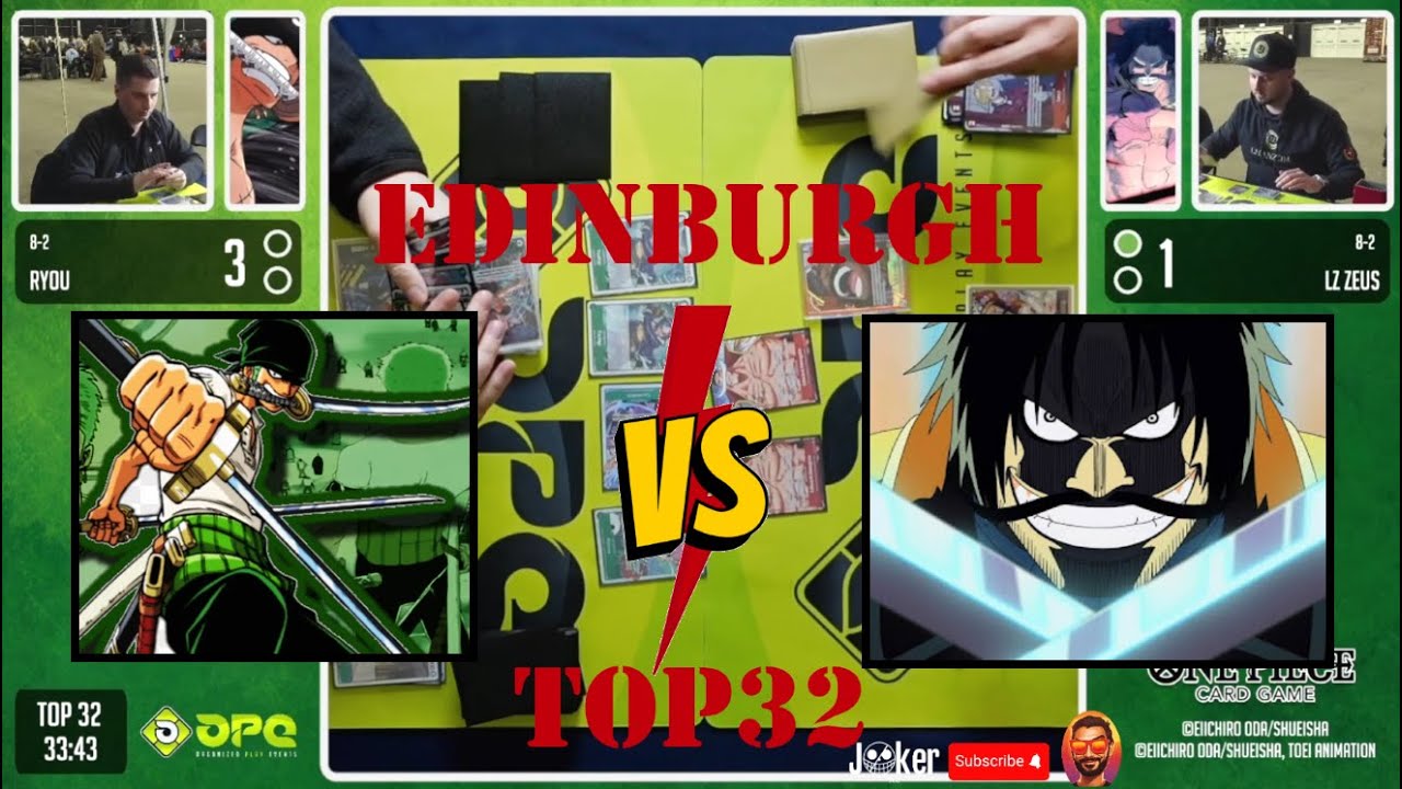 🔴One Piece Regional Day 2: Edinburghby:  P/R Gol D. Roger  vs G-ZORO