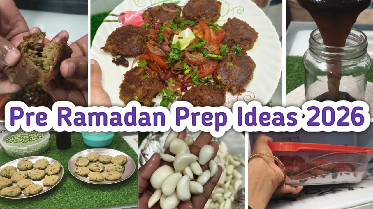 Pre-Ramadan Prep Ideas 2026🌙। Make and Freeze। Shami Kabab, Imli Chutney & More। @fauziahomevlogs 