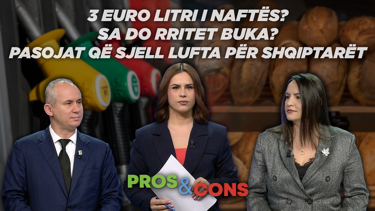3 euro litri i naftës? Sa do rritet buka? Pasojat që sjell lufta për shqiptarët. Pros&Cons