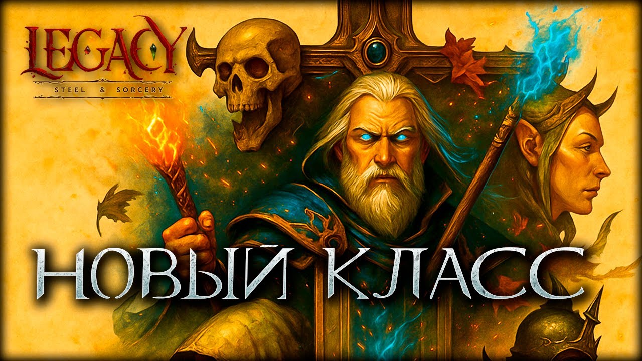 Обновление и новый класс ВОЛШЕБНИК в Legacy Steel & Sorcery — магия, которая меняет всё!