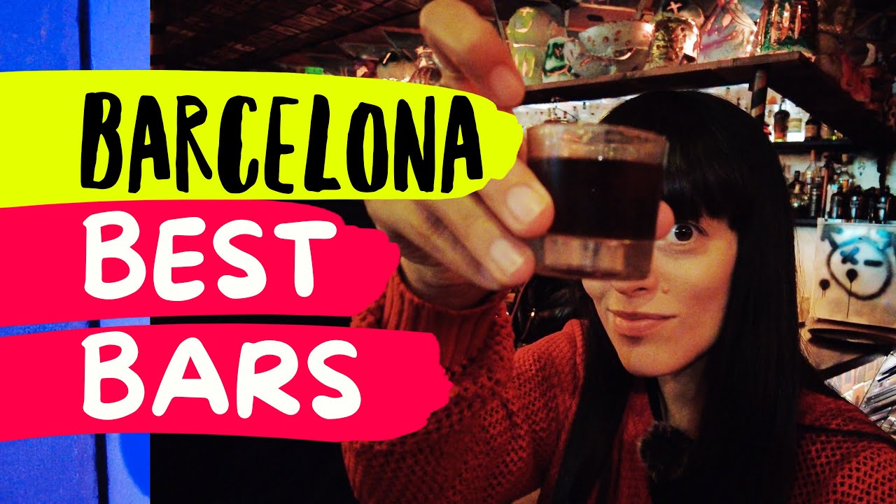 BARCELONA best BARS tour!! Let's go on an EPIC TIPSY TOUR!