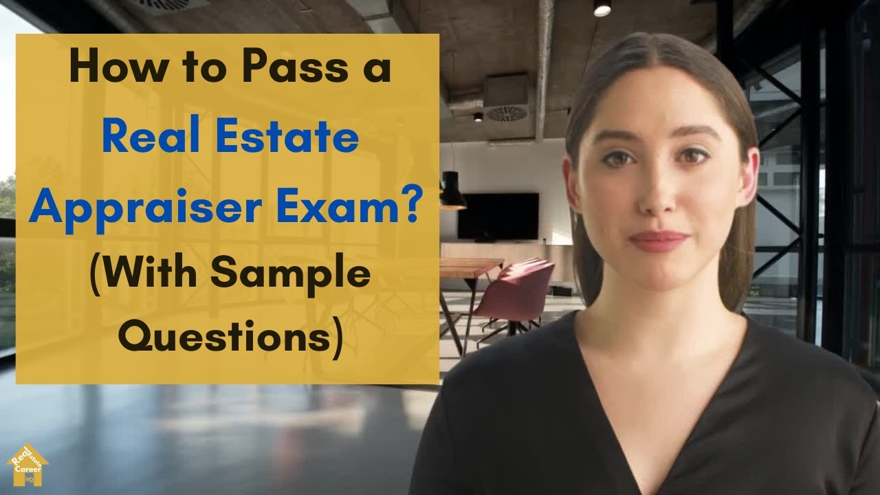 Real Estate Appraiser Exam - Sample Questions