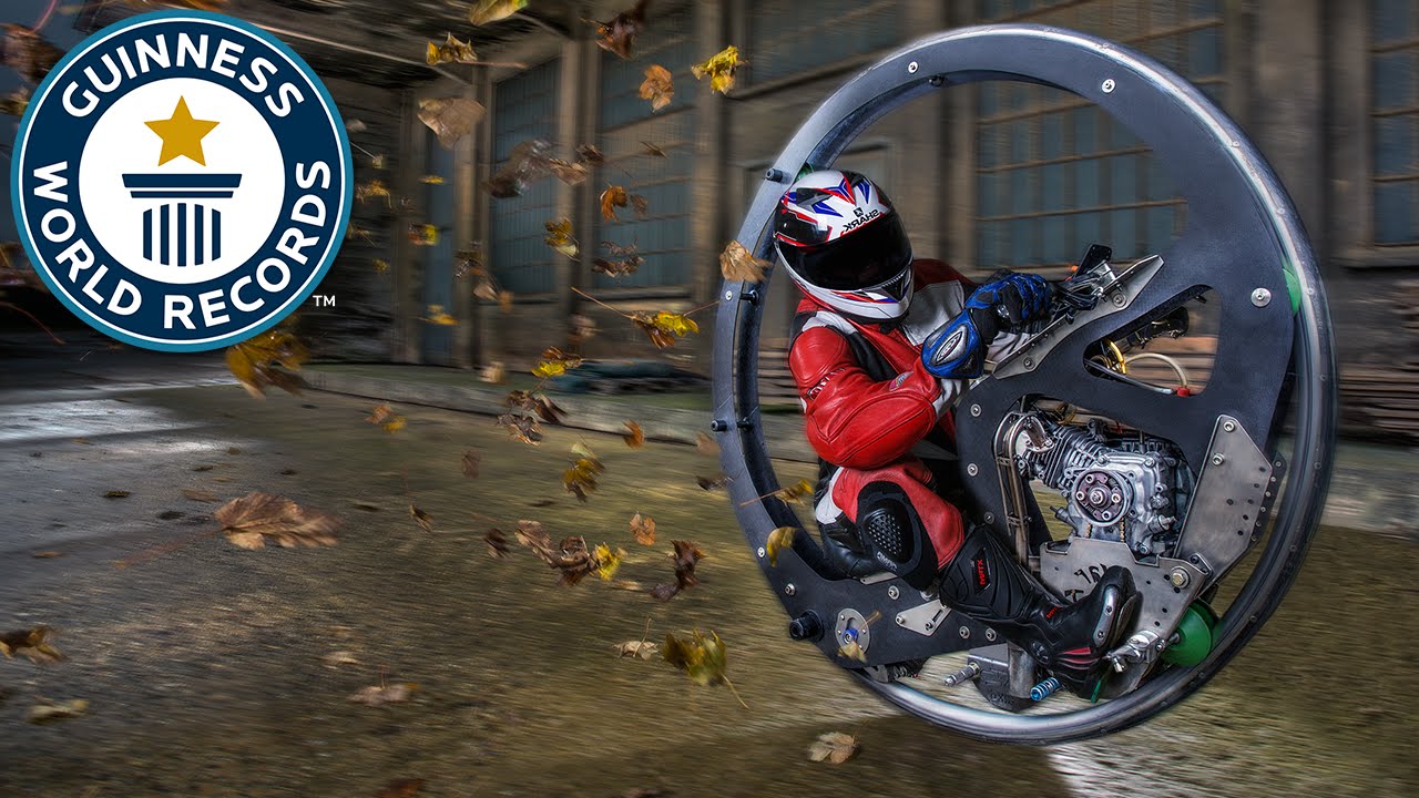 Fastest monowheel motorcycle - Guinness World Records