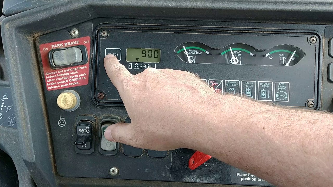 2005 John Deere 410G Backhoe Interior Controls - Equipped with Joystick Controls