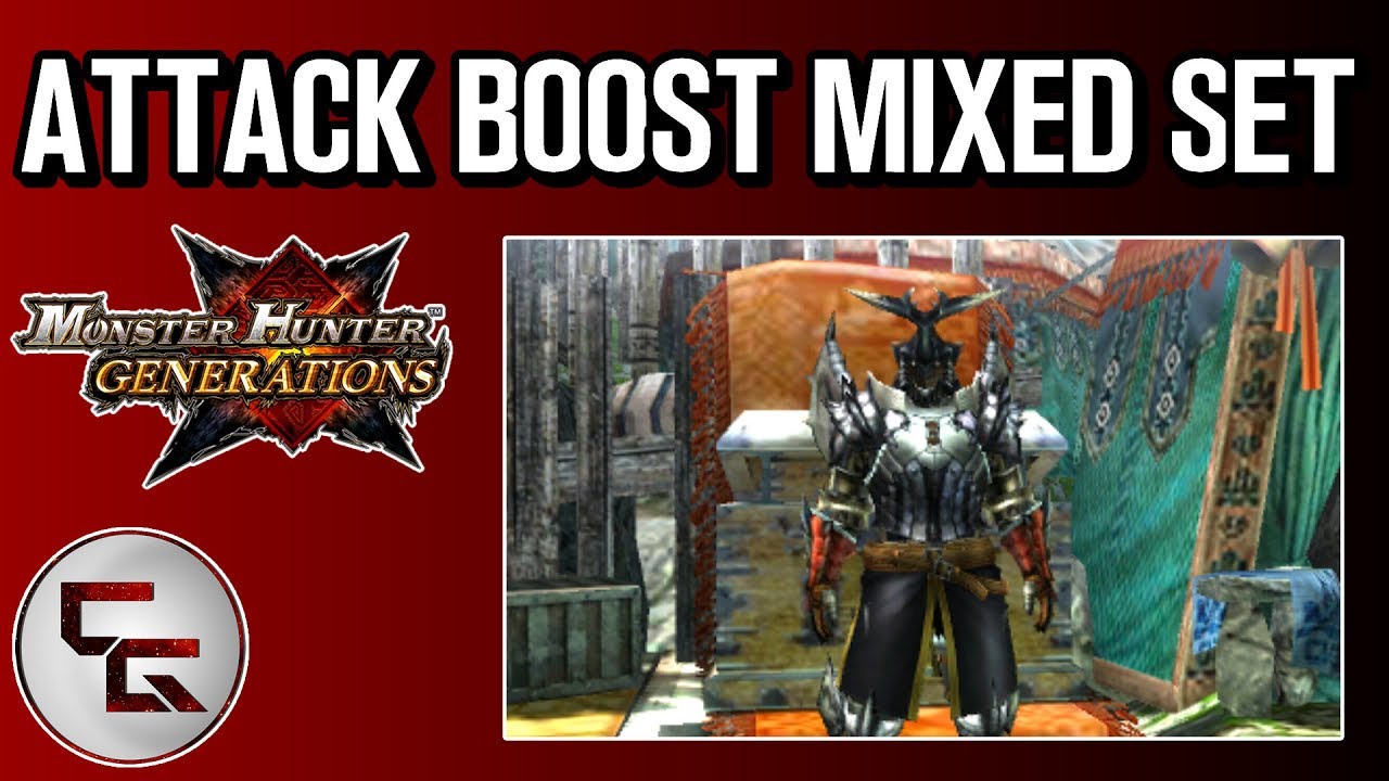 Attack Boost Mixed Set - Monster Hunter Generations