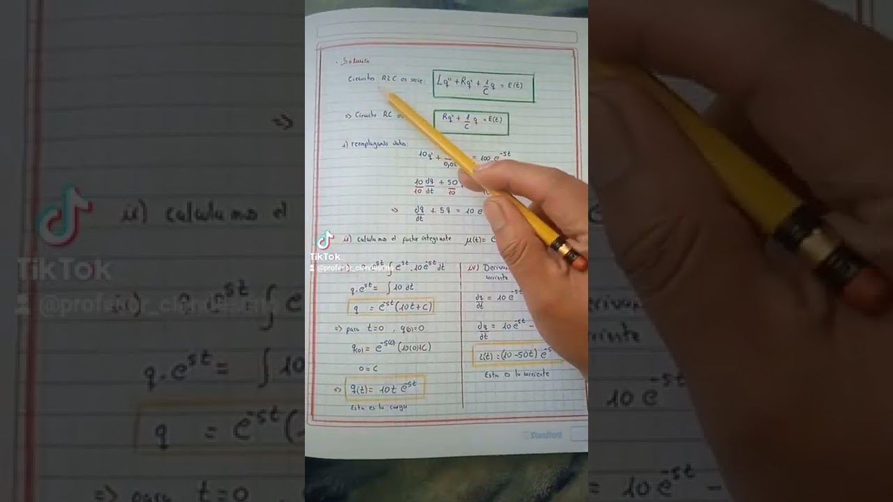 APLICACIONES DE ECUACIONES DIFERENCIALES FACTOR INTEGRANTE