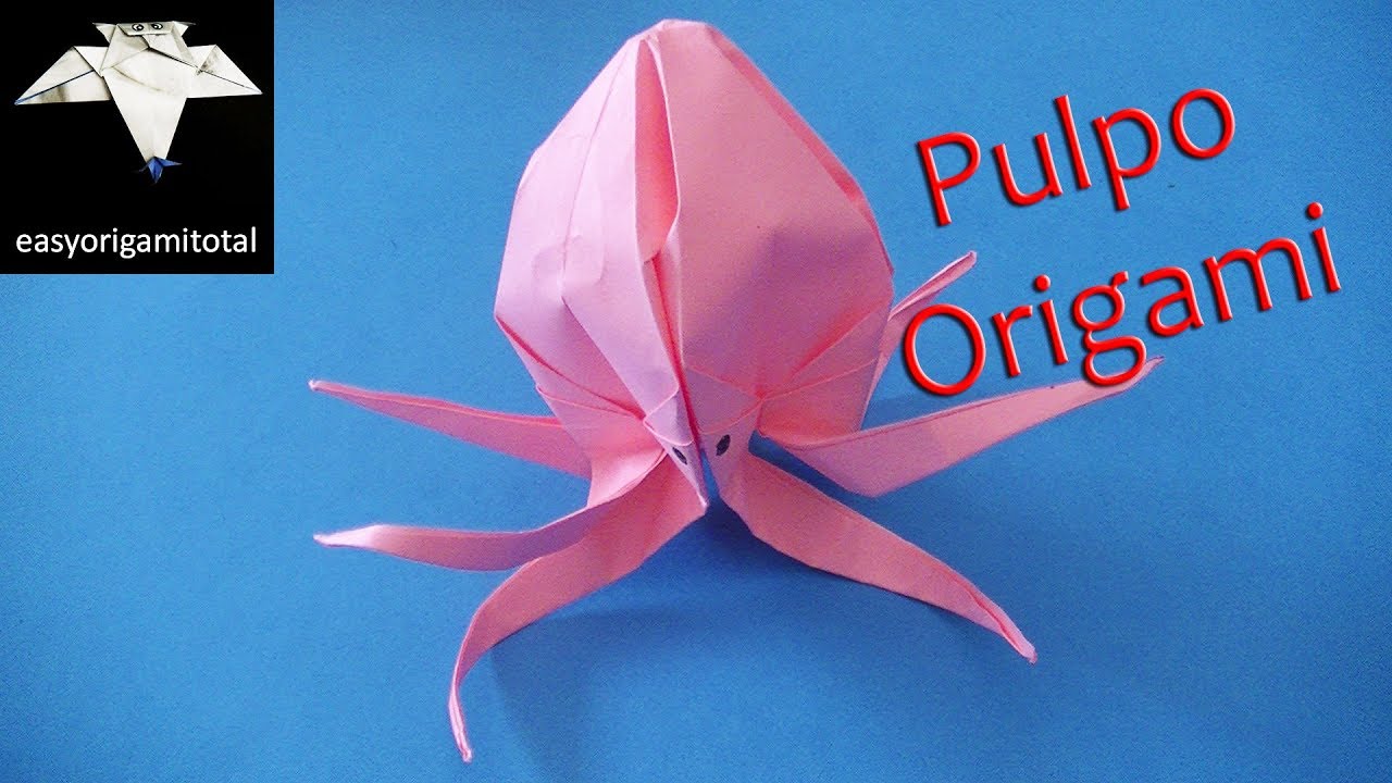 Como se hace un pulpo origami