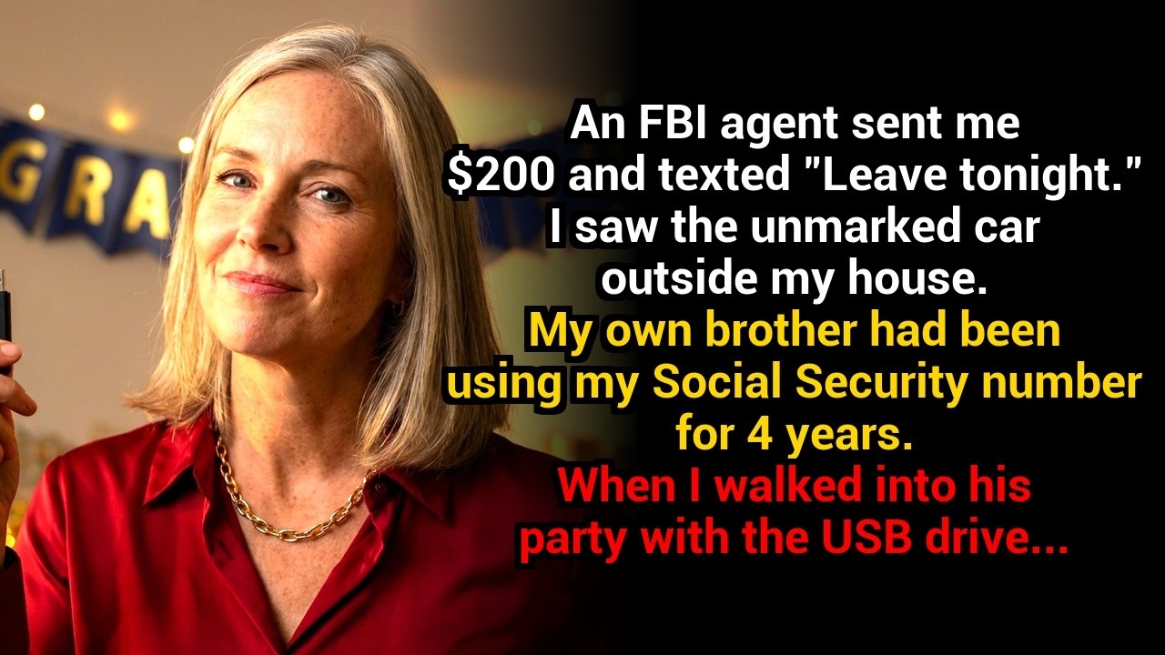 An FBI agent sent me $200 and texted “Leave tonight” — then I saw the unmarked car outside