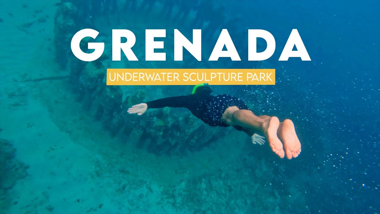 Snorkeling GRENADA'S Underwater Sculpture Park: Molinere Bay 🇬🇩