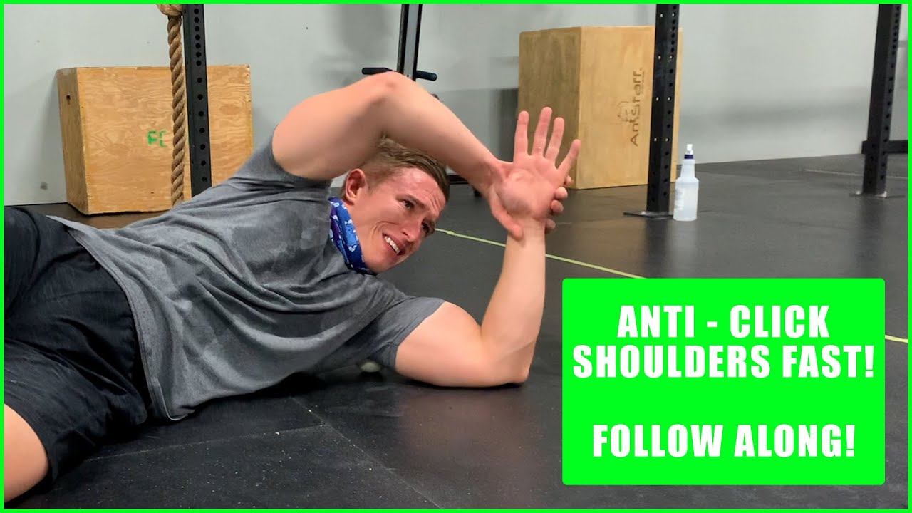 CLICK-FREE SHOULDERS IN 10 MINUTES OR LESS! | Fast Results & No Major Equipment Necessary