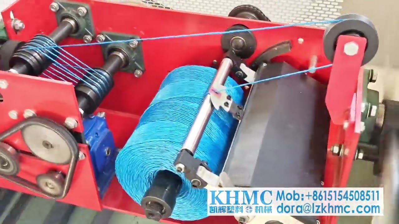 2 in 1 pp twine twisting machine inflow twister for spool making