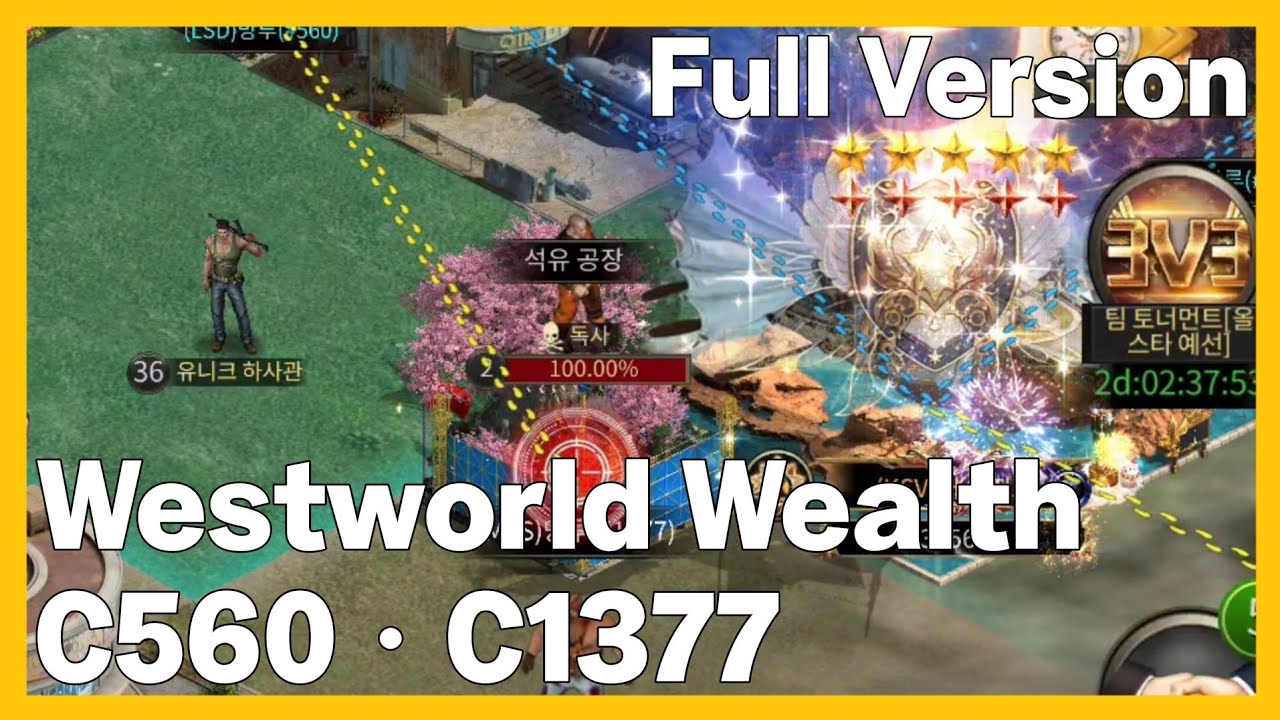 Westworld Wealth: 560, 1377 [Full Version]
