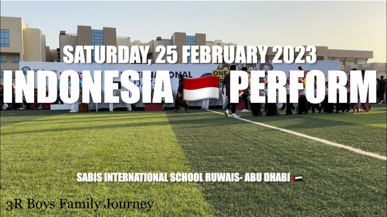 Indonesia Perform🇮🇩 for International Day Sabis International School Ruwais Abu Dhabi 🇦🇪2023