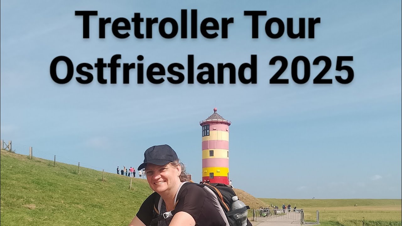 Tretroller Tour Ostfriesland 2025 von Leer nach Norddeich in 4 Tage
