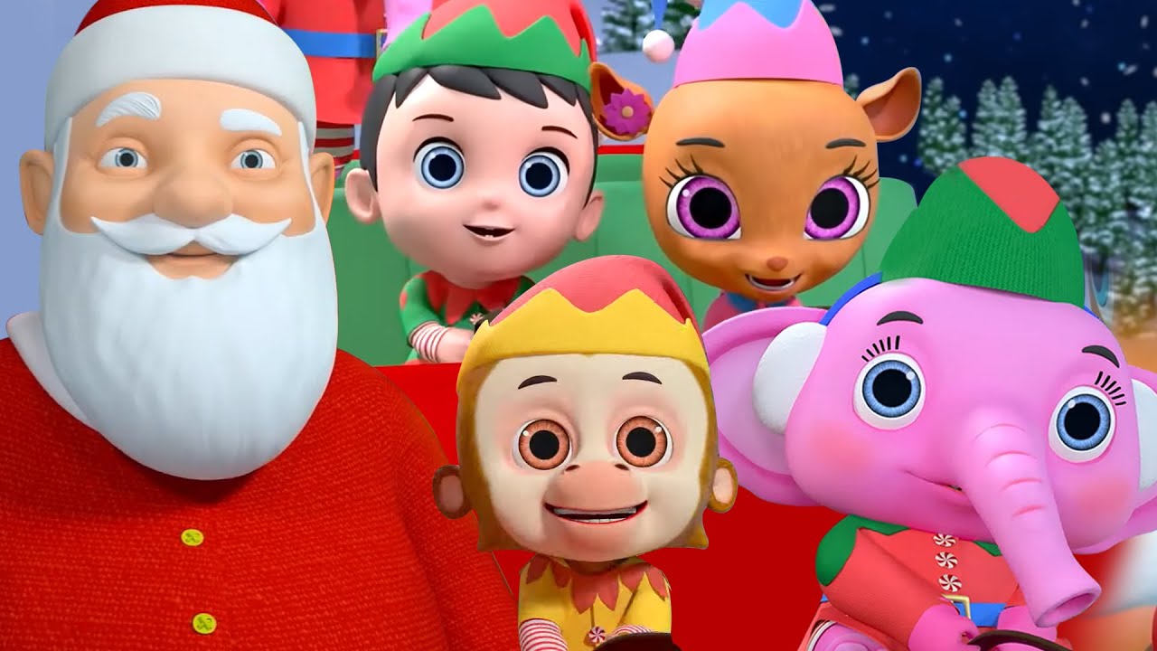 Five Little Elves, Christmas Songs and Xmas Carols for Kids