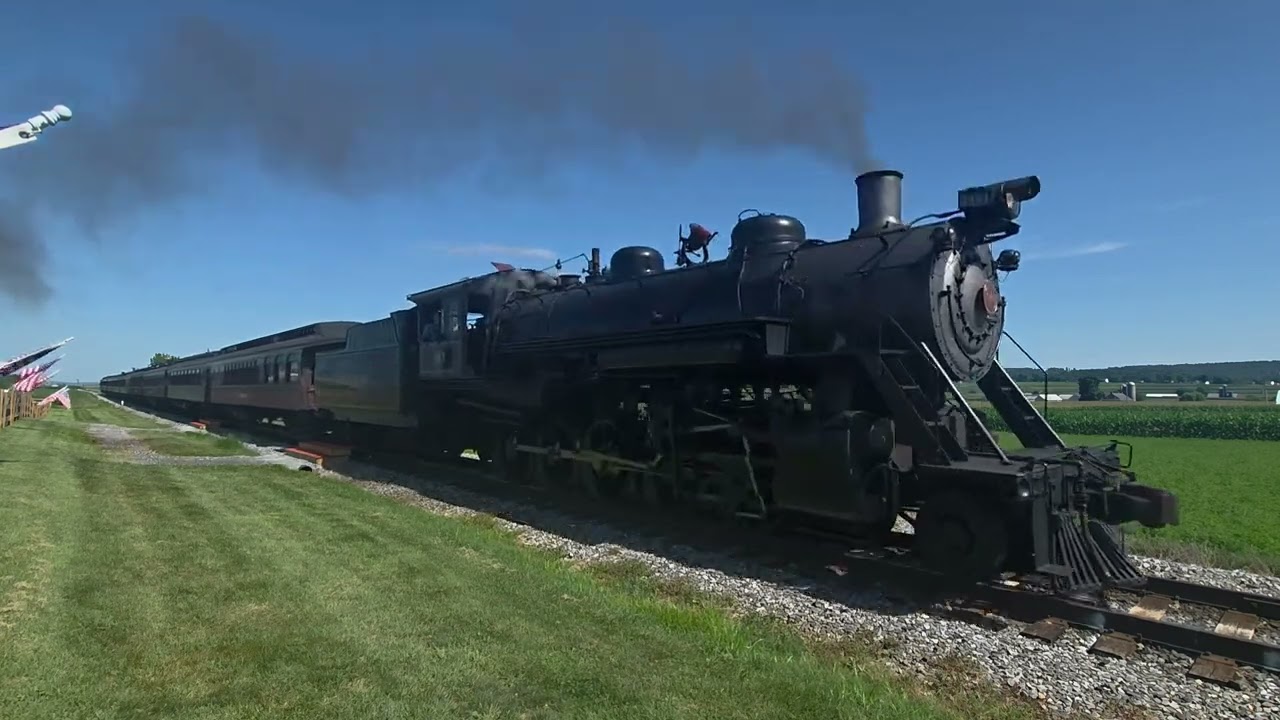 Steam train at Strasburg Railroad 