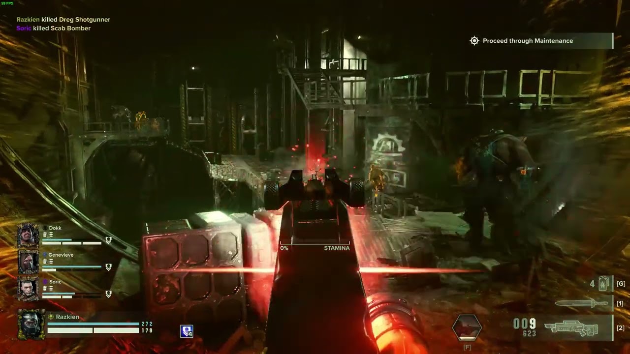Warhammer 40,000  Darktide - Recon Lasgun w/ Sustained Fire & Infernus Melts Everything #1 (Heresy)