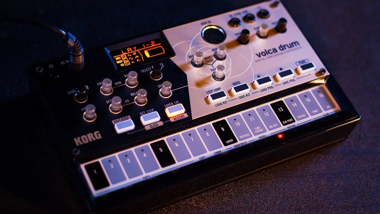 Korg Volca Drum - Демо с Ником Квасом