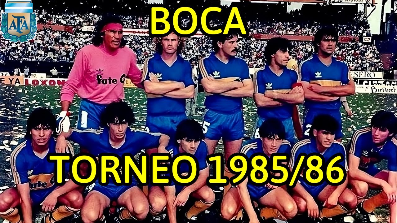 BOCA TORNEO 1985/86 (campaña completa)